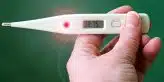 thermometer, fever, number