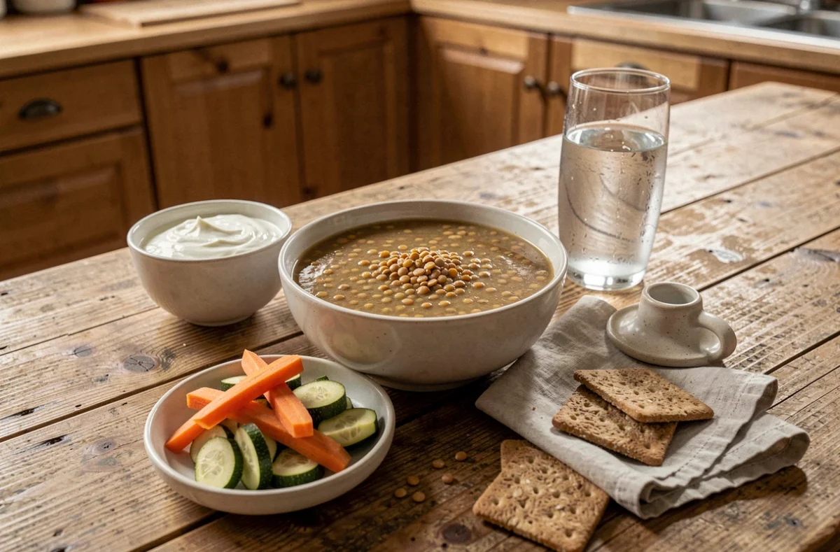 Repas riche en fibres recommandé pour prévenir et gérer une crise de diverticulite
