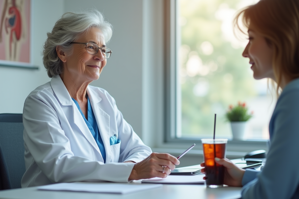 Docteur et patiente lors d